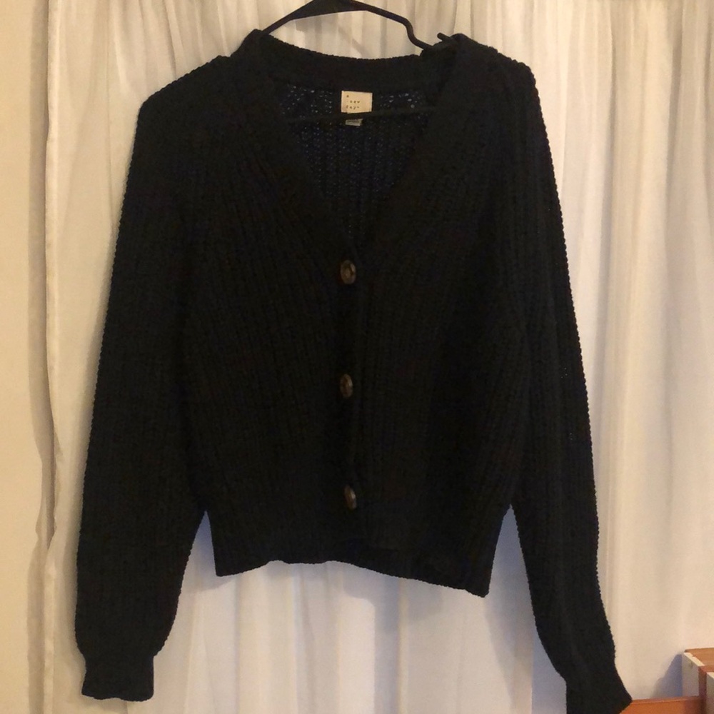 A New Day black button cardigan